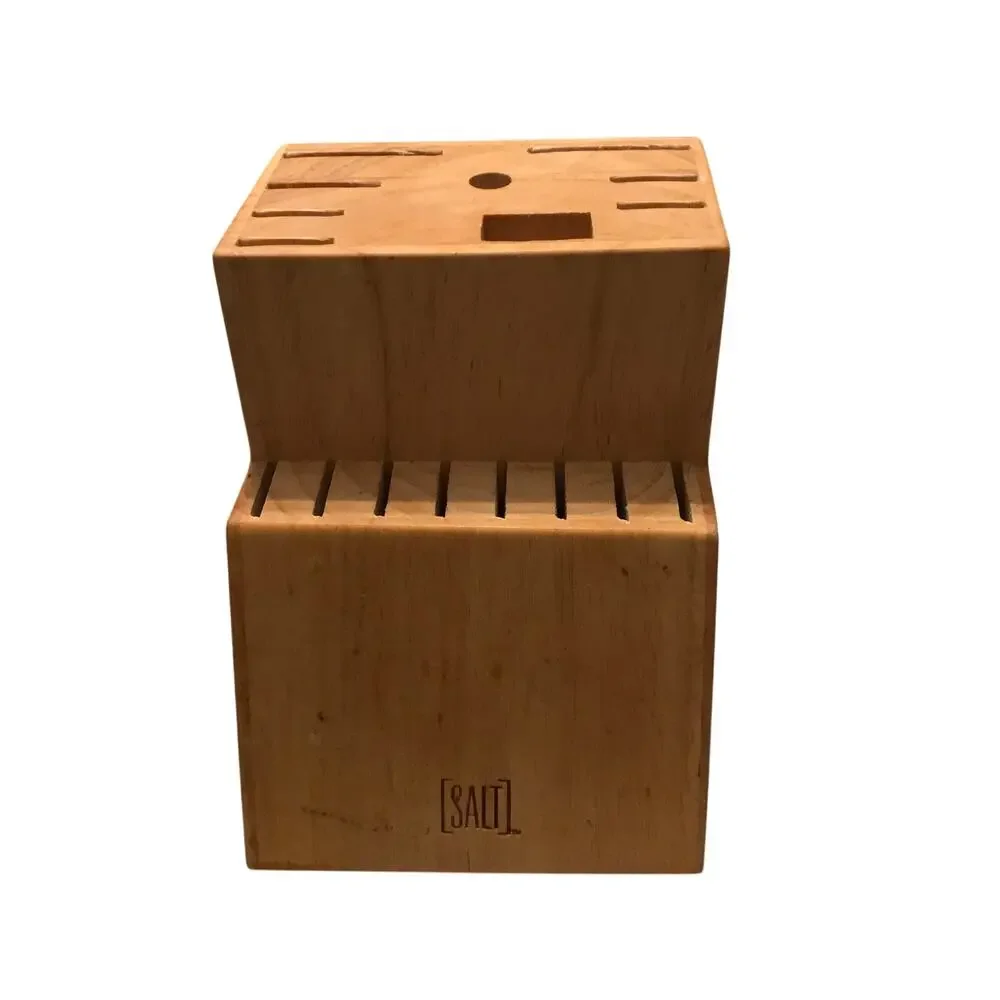 SALT replacement wooden knife 17 slot kitchen cutlery knives storage